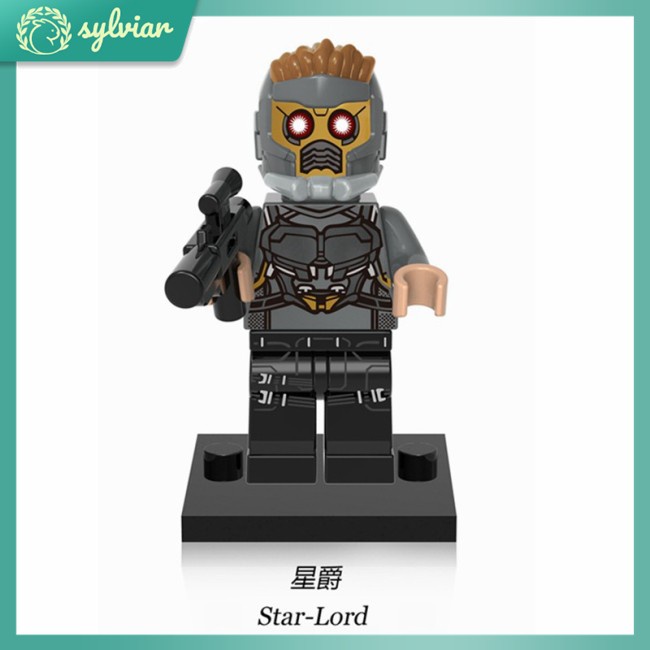 [sylviar] Đồ Chơi Lego Lắp Ráp Nhân Vật Guardians of the Galaxy Star-Lord Gamora Rocket Yondu Marvel