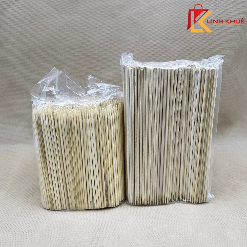 Tăm xiên tre +Đủ size +  Gói 500Gr + Hàng xịn + Giá Rẻ + SP042 + Tăm xiên thịt + Tăm xiên xúc xích