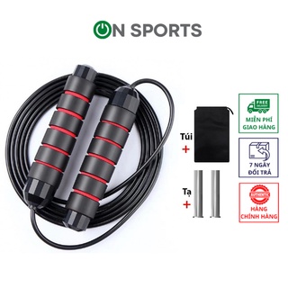 Dây nhảy thể lực đàn hồi 2.9m, tập thể dục giảm cân lõi thép cao cấp