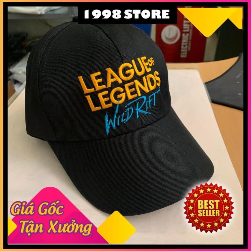 (SALE HOT) Mũ Lưỡi Trai Liên Minh Huyền Thoại Tốc Chiến Logo Thuê Cực Chất HotTrend 2021