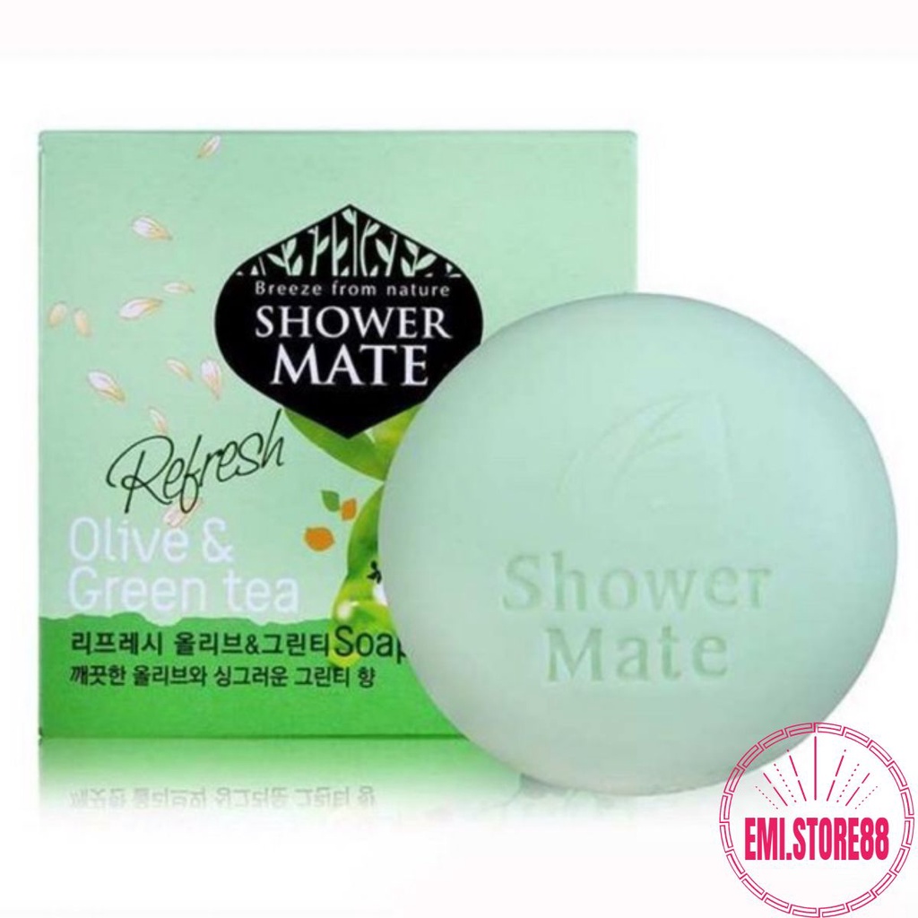 Xà Bông Dưỡng Da Tinh Chất Olive và trà xanh Shower mate