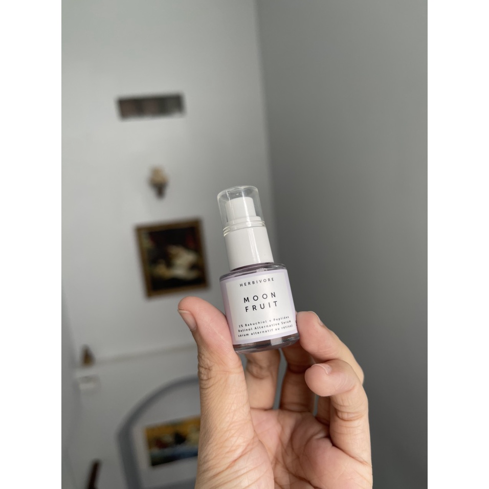 [MINISIZE 5ML ] TINH CHẤT RETINOL THỰC VẬT HERBIVORE MOON FRUIT 1% BAKUCHOIL + PEPTIDES RETINOL ALTERNATIVE SERUM