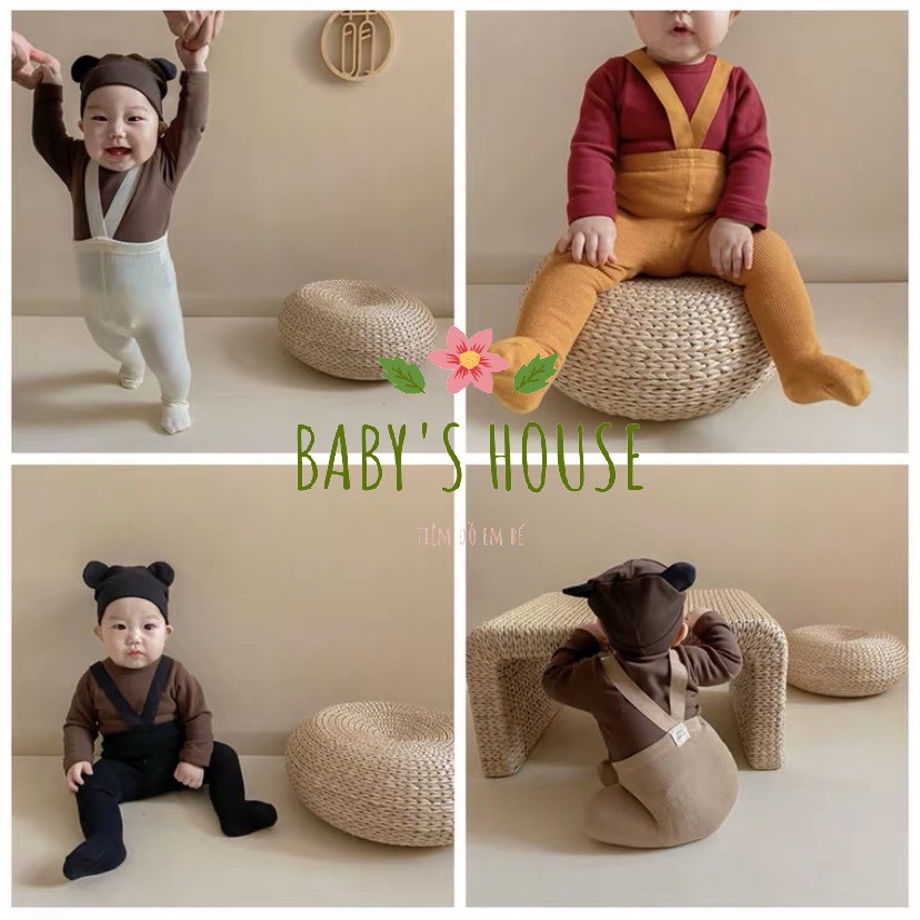 Quần tất yếm dài phong cách hàn quốc cho bé - Nana Baby