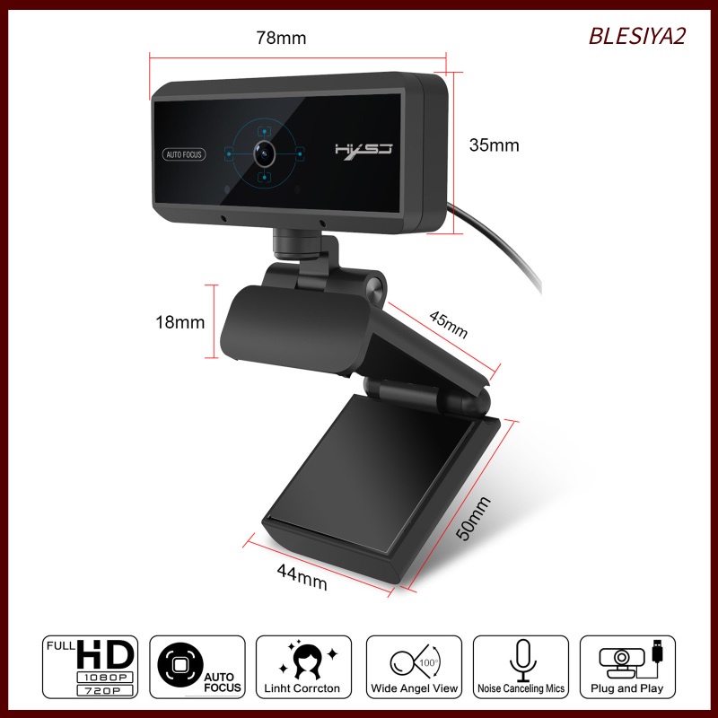 Webcam Usb Blesiya2 Có Micro Cho Máy Tính / Laptop | BigBuy360 - bigbuy360.vn