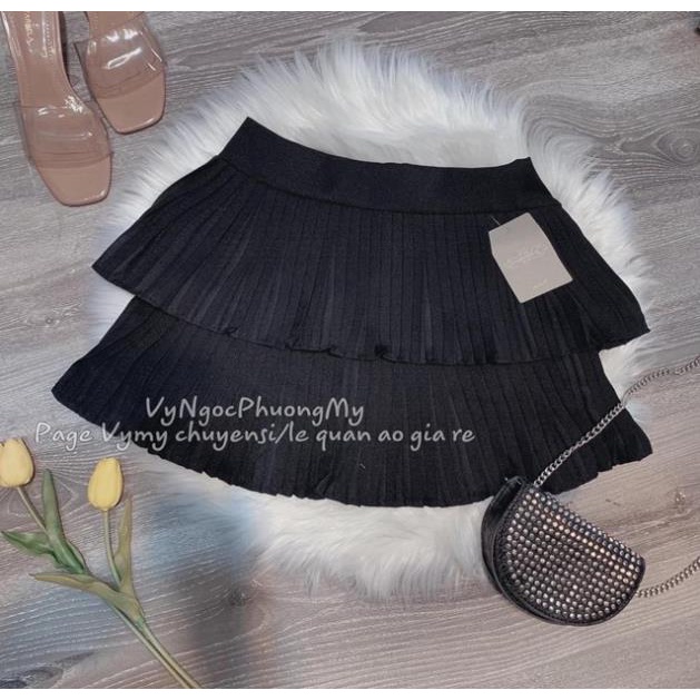 Chân váy 2 tầng xếp ly nhí (có quần trong) [Hàng Đẹp] | BigBuy360 - bigbuy360.vn