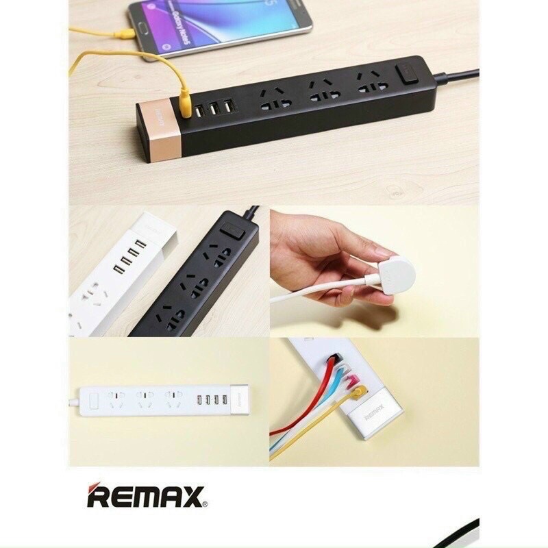 Ổ Cắm Điện Đa Năng 4 Cổng USB Dùng Được 2 Chấu Và 3 Chấu