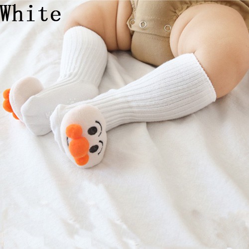 Vớ cotton chống trượt in hình dễ thương cho bé