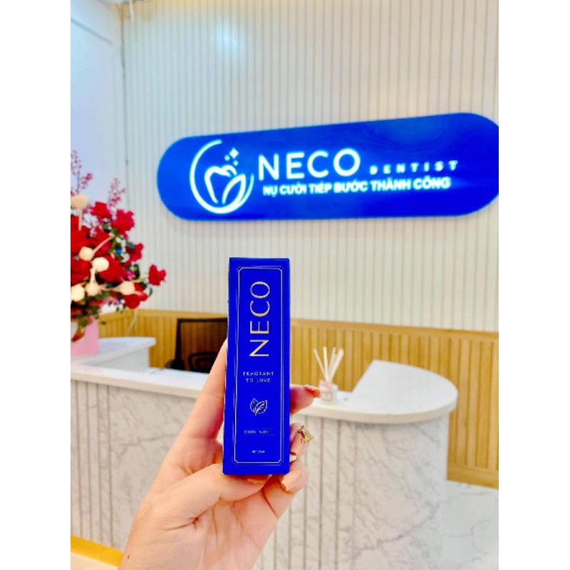 Xịt Thơm Miệng Neco chai 15ml hương bạc hà Ngăn Ngừa Hôi Miệng Tác Dụng Ngay