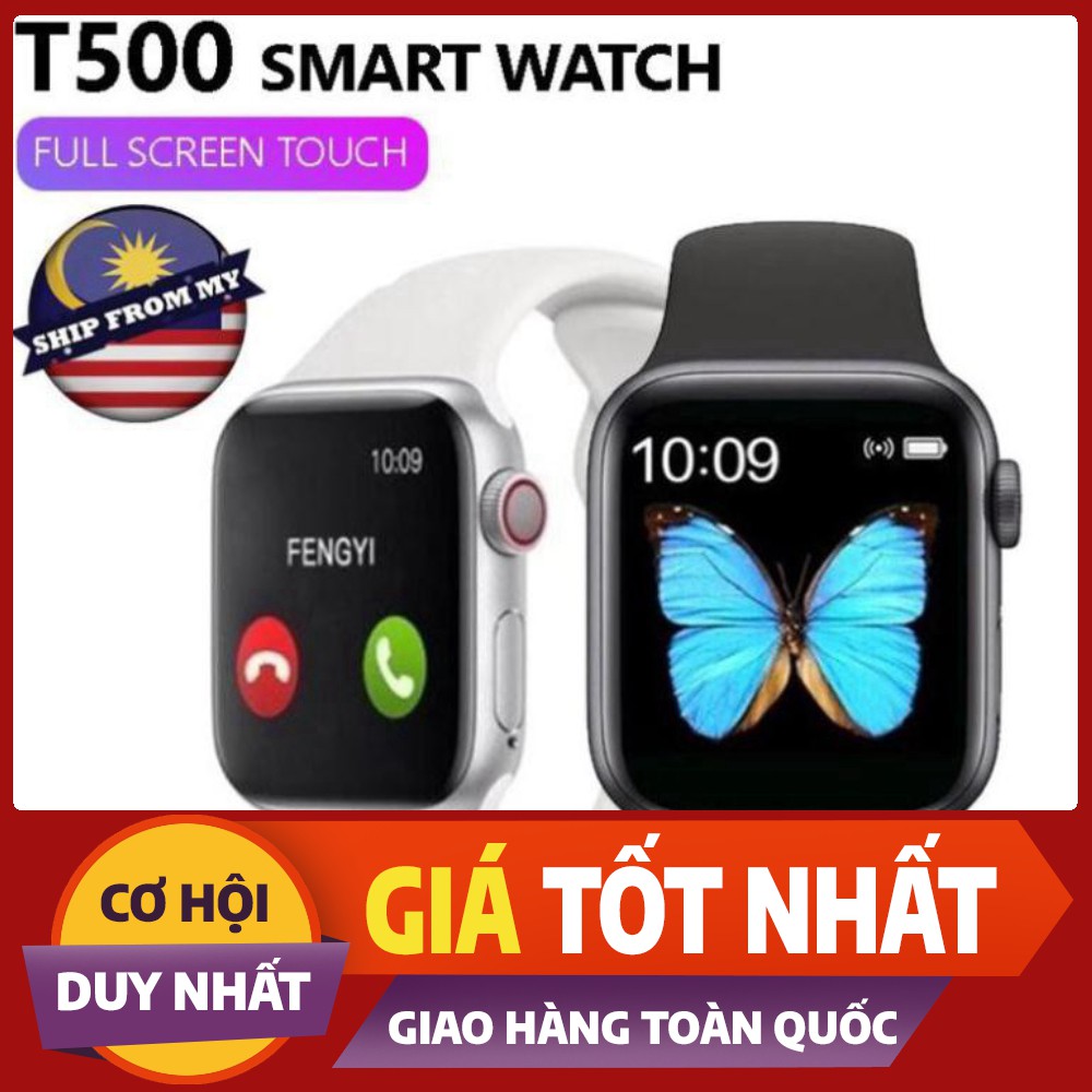 Đồng Hồ Thông Minh T500 Seri 5 Thay Được Dây - kết nối bluetooth kích thước 44mm đo nhịp tim tiện dụng