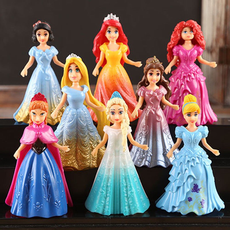 Bộ 8 Búp Bê Công Chúa Đáng Yêu
