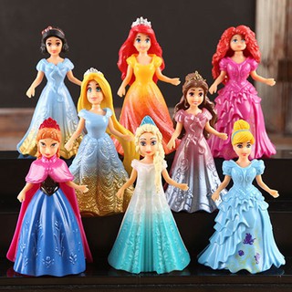 Bộ 8 Búp Bê Công Chúa Đáng Yêu