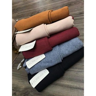 Đầm body len cổ lọ