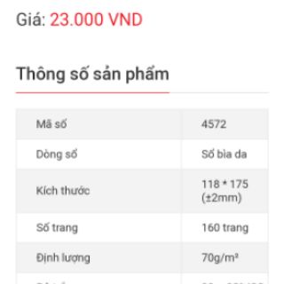 SỔ DA HỒNG HÀ OFFICE H5