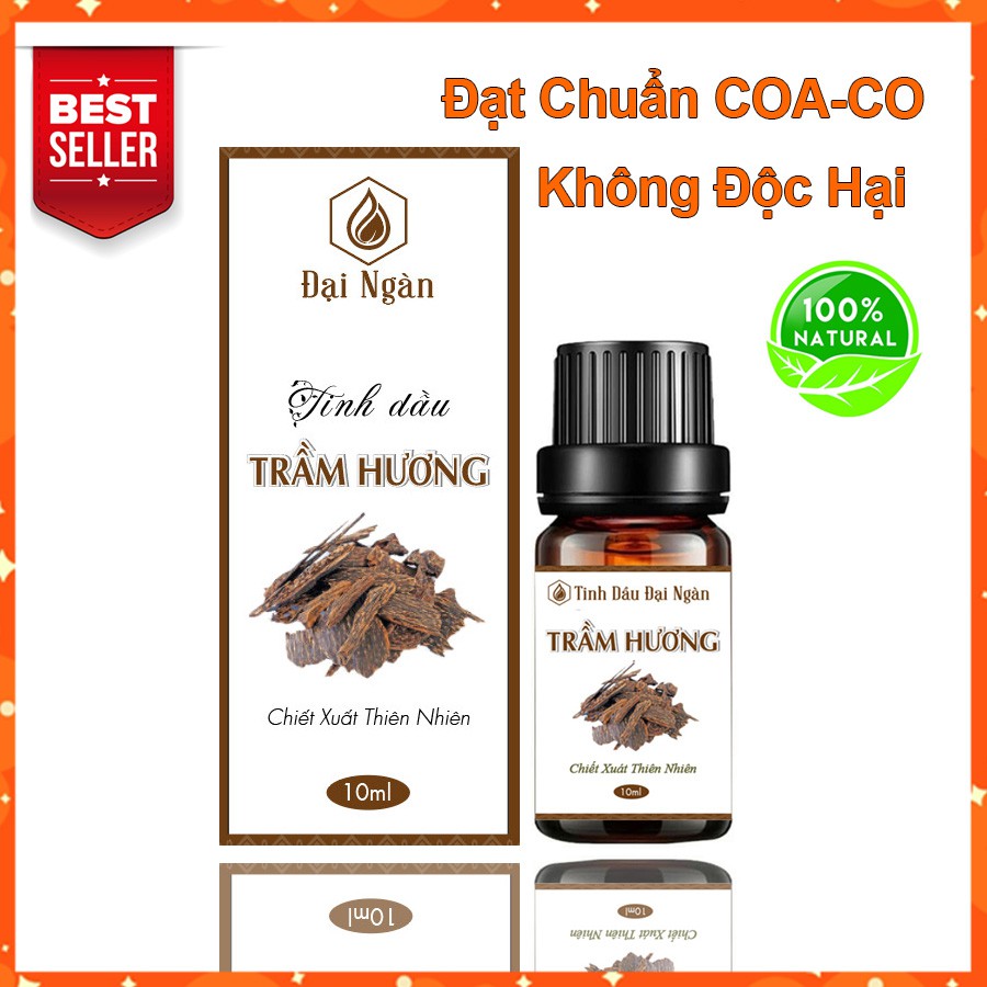 Tinh dầu trầm hương thơm xông phòng thiên nhiên 10ml Đại Ngàn