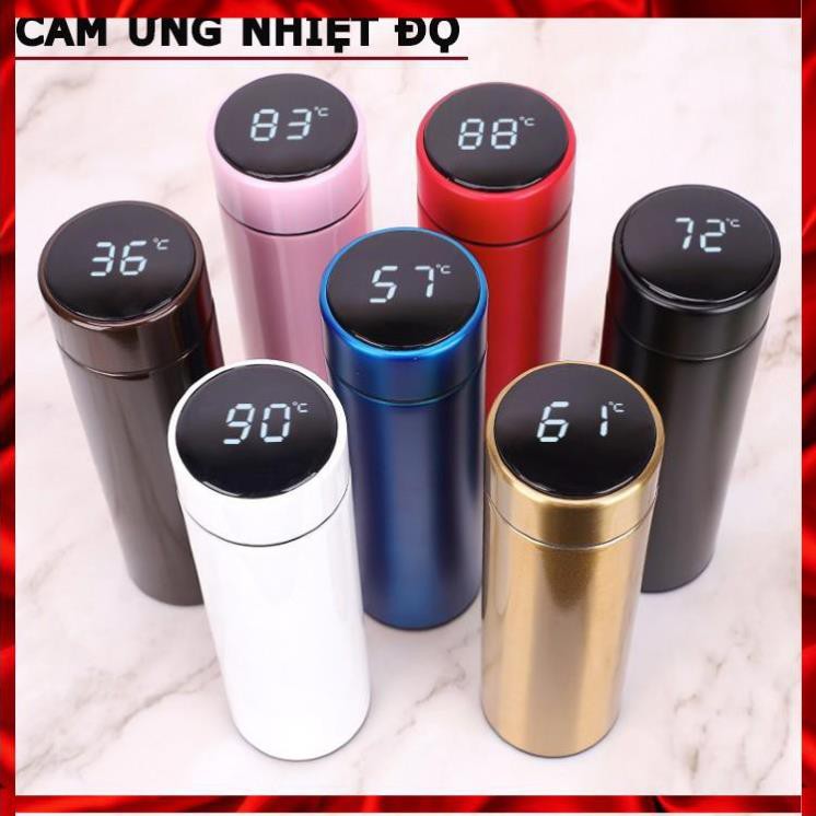 Ly giữ nhiệt inox 304, bình giữ nhiệt cảm ứng hiển thị nhiệt độ 500ml | BigBuy360 - bigbuy360.vn