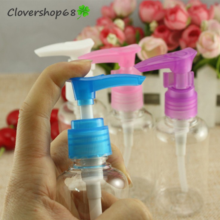 Lọ chiết mỹ phẩm tiện lợi 50ml, 100ml có vòi - Chai chiết mỹ phẩm nhựa Pet có vòi nhấn  🍀 Clovershop68 🍀