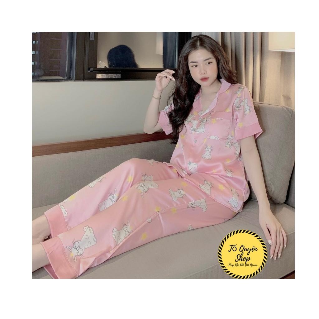Đồ Bộ Pijama - BỘ LỤA SATIN CỘC-DÀI SIÊU HOT KÈM ẢNH THẬT +VIDEO
