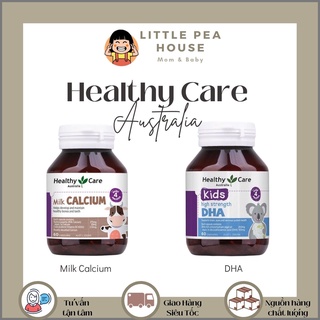 Bộ đôi dha & milk canxi heathycare úc - cho bé từ 4m+