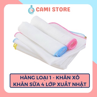 Set 10 khăn xô sữa Xuất Nhật 2 lớp 3 lớp 4 lớp