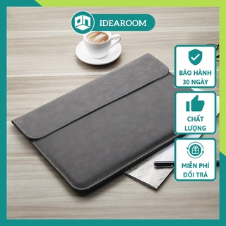 Túi Da Chống Sốc Macbook/Surface/Laptop Siêu Mỏng Thời Trang Bằng Da PU Cao Cấp, Kháng Nước Chống Thấm 13 14 15 16inch