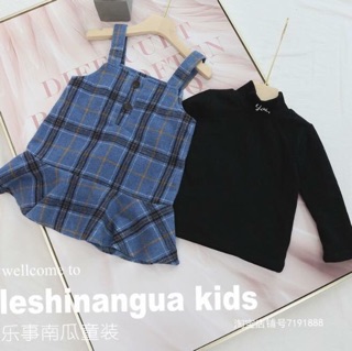 Set váy dạ bé gái