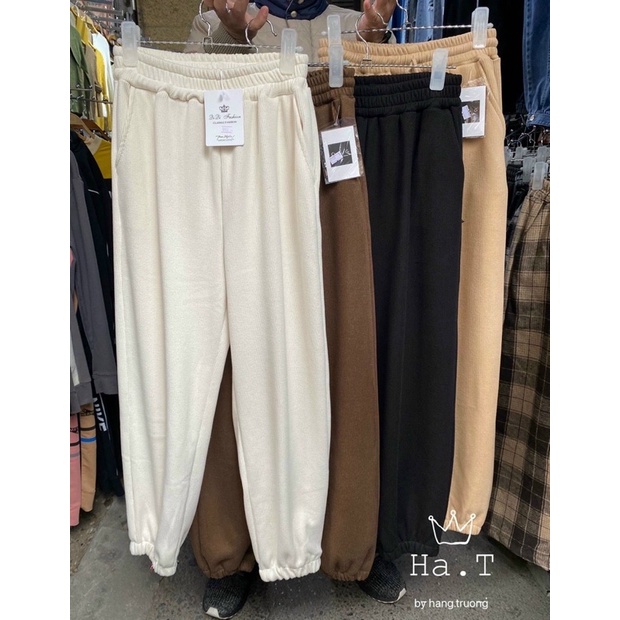 BÁN SỈ QUẦN JOGGER TĂM 4 MÀU CHO NỮ