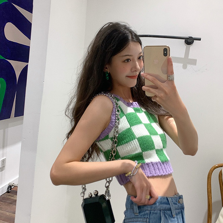 Áo Len Không Tay Thiết Kế Mới Thời Trang Dành Cho Nữ