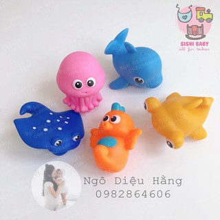 Đồ chơi tắm phun nước – Set 5 con Winfun 7120