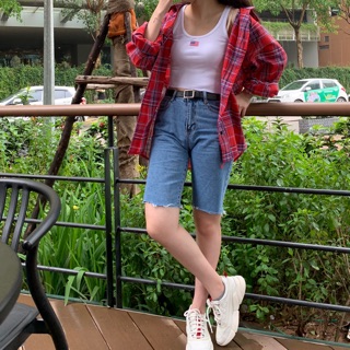 Biker Shorts Jeans- các mẫu ngố