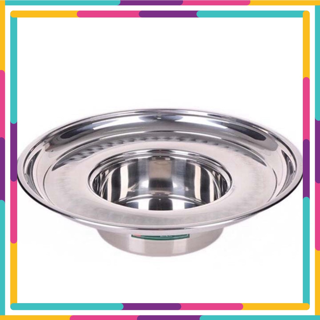 GO' 123' Nồi lẩu inox mâm vành cao cấp Thaphafac 16cm nồi lẩu sống inox MỚI