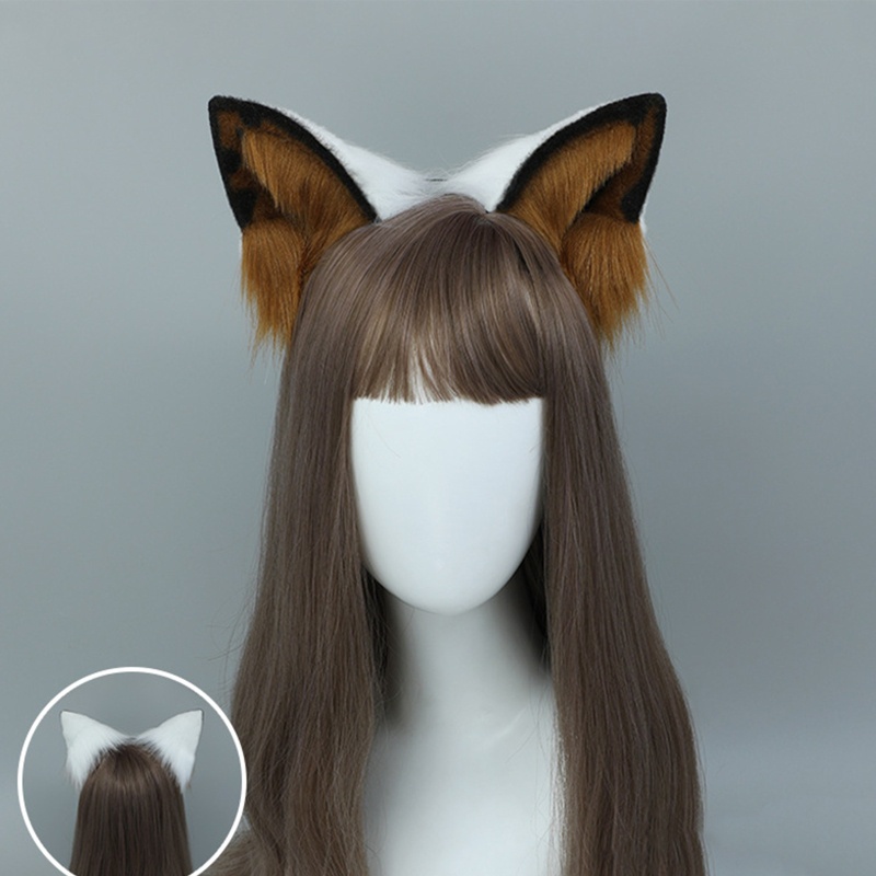 Băng Đô Hóa Trang Chú Chó Shepherd Lolita Nhồi Bông Đáng Yêu