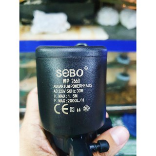 MÁY BƠM LỌC HỒ CÁ SOBO WP2660, WP3660