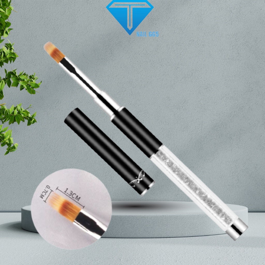 Cọ dặm OMBER cán đá , Bút dặm chổi quét ober trang trí móng tay nail loại đẹp