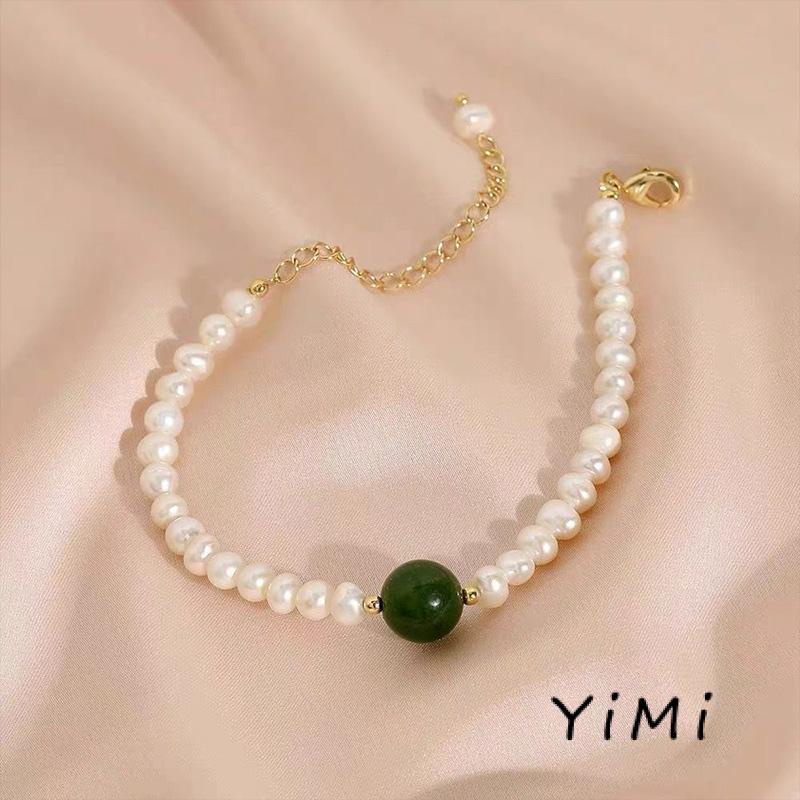 Vòng Tay Đính Hạt Ngọc Trai Thời Trang Dành Cho Nữ