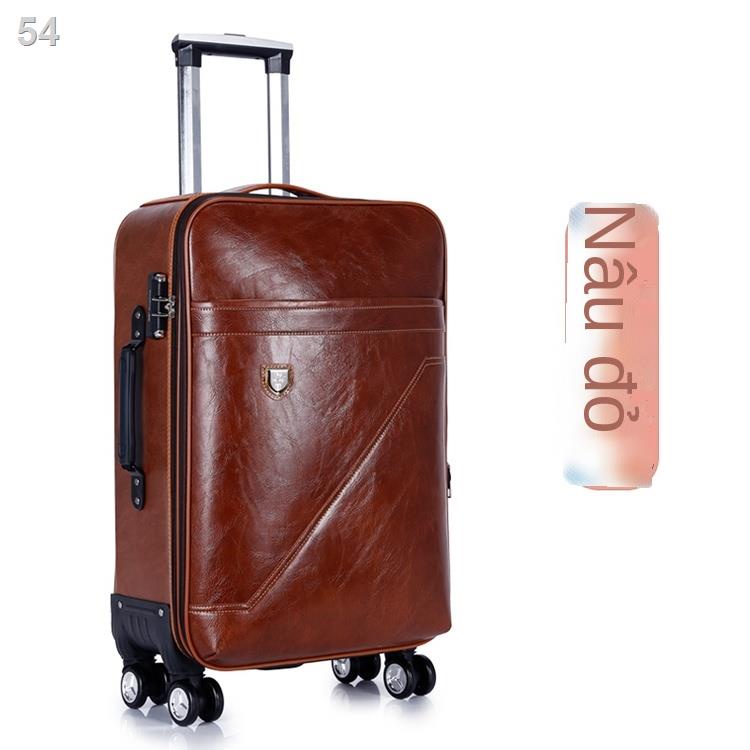 Hộp đựng xe đẩy Hongchang bánh phổ thông nam hành lý doanh nhân vali da mềm xách tay mật khẩu sức chứa lớn nữ