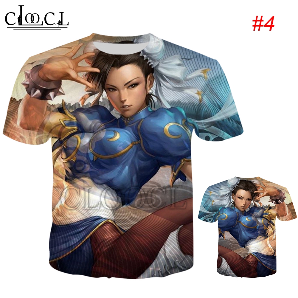 COOCL Game Street Fighter 3D Print Men T-shirts NoBrandNoPolyester