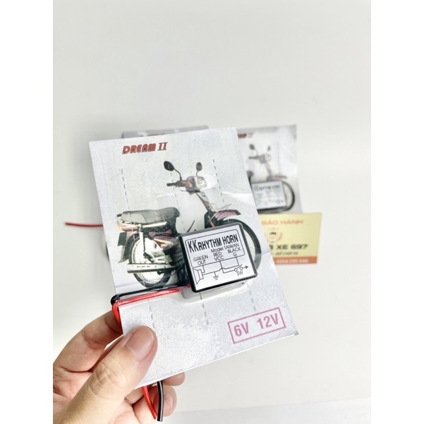 Nhại còi gắn xe máy, xe điện, ô tô. Chip nhại còi siêu bền 9-48vol