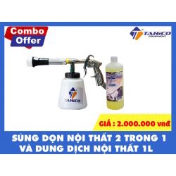 [COMBO] S.úng dọn nội thất và dung dịch nội thất 1 lít - Tahico