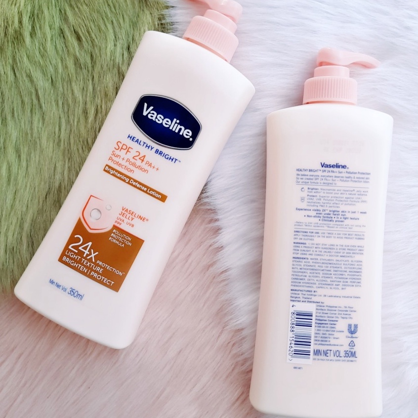 Sữa dưỡng thể trắng da chống nắng VASELINE HEALTHY WHITE SPF 24 PA++