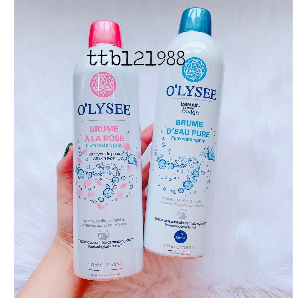 Xịt Khoáng O'LySee Olysee Natural Mineral Water Spray 400ml | BigBuy360 - bigbuy360.vn
