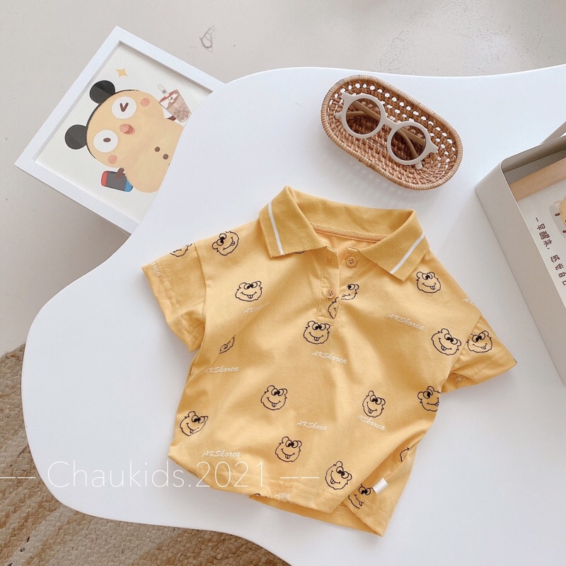 (jean baby) Áo phông cộc tay cho bé trai bé gái (7-16kg)