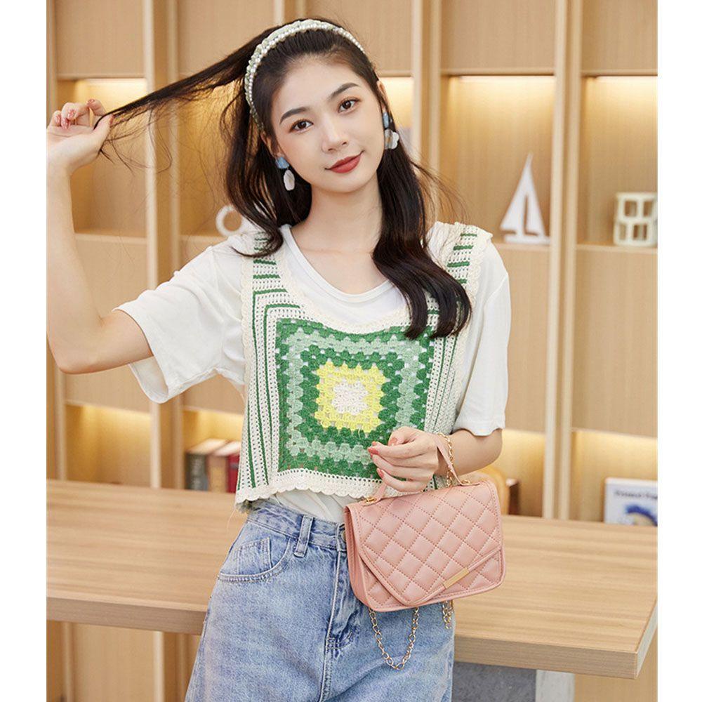 KENT1 Túi Xách Dây Xích Đeo Vai Thiết Kế Nhỏ Gọn