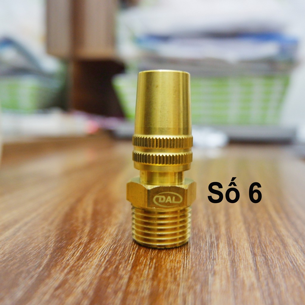 Đầu vòi xịt tưới đa năng bằng đồng DAL siêu bền