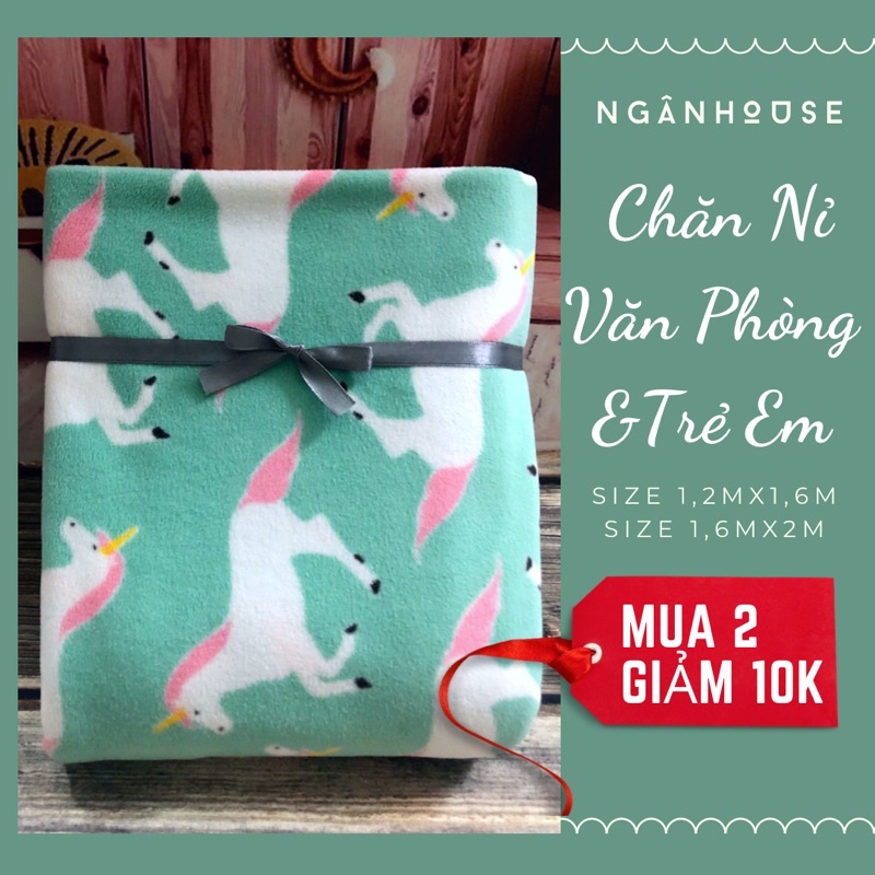 ♥️MỀN NỈ COTTON/CHĂN NỈ Tháilan Trẻ Em-Du Lịch-Văn Phòng siêu xinh-Chăn Cho Bé