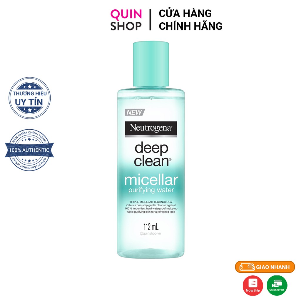 Nước Tẩy Trang Neutrogena Deep Clean Micellar Purifying Water