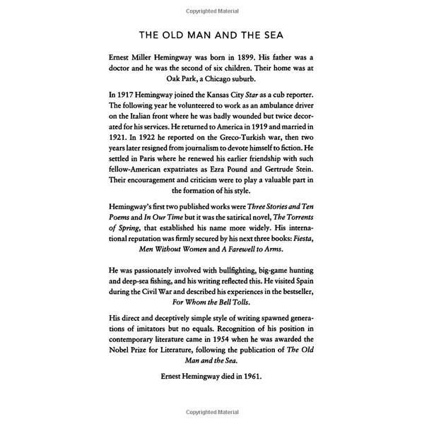 Sách Ngoại Văn - The Old Man And The Sea