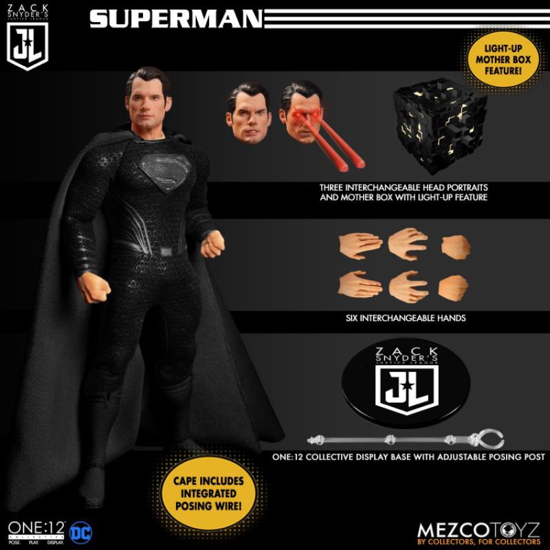 (Pre Oder) Mô hình DC Mezco Pack 3 Superman - Batman - The Flash