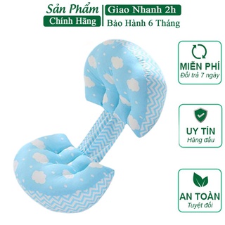Gối bầu cánh tiên cao cấp nâng đỡ bụng hỗ trợ giảm đau lưng cho mẹ bầu