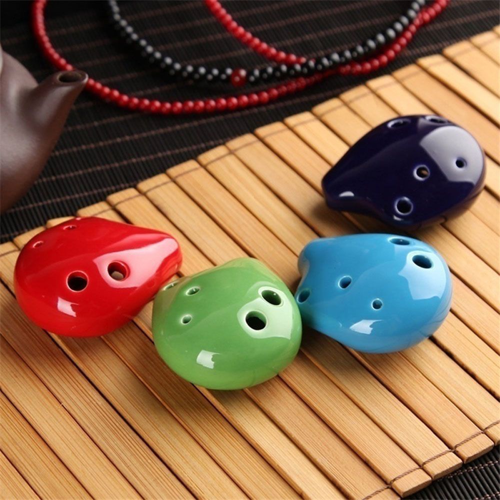Sáo ocarina mini 6 lỗ bằng gốm thủ công 3 dành cho học sinh