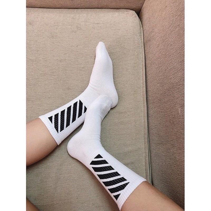 Tất Vớ Cổ Cao Thể Thao Nam Nữ Cotton Thấm Hút Mồ Hôi Mềm Mịn Unisex - Maxshopdoc